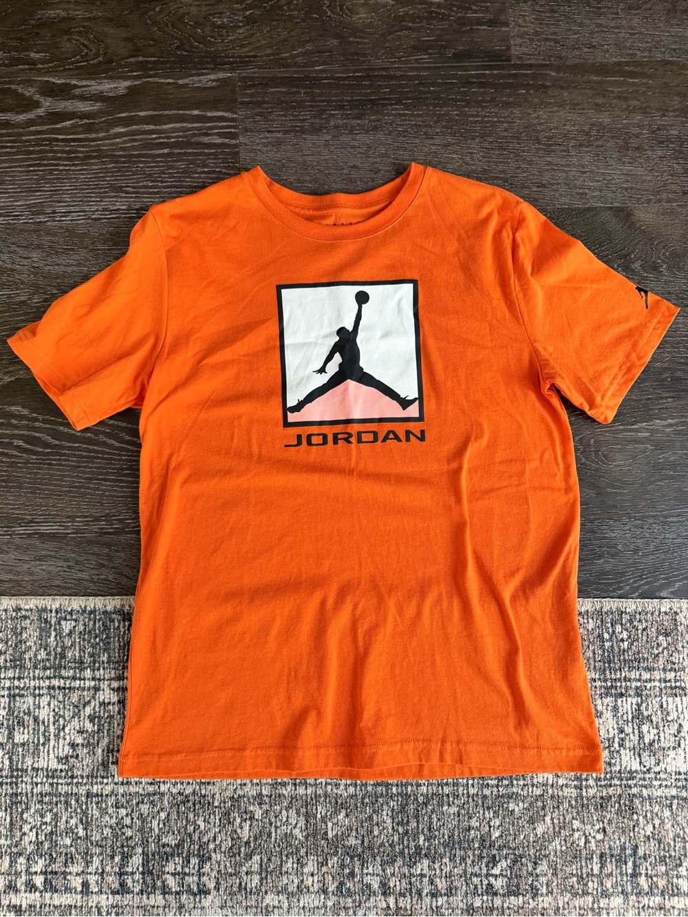 Jordan Youth XL Orange Jumpman Graphic T-Shirt